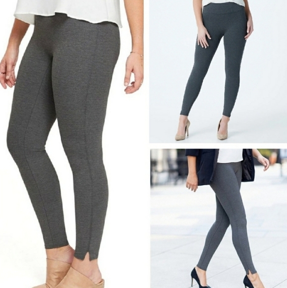 Spanx Ankle Length Ponte Charcoal Legging - Picture 6 of 6